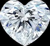 Heart diamond shape