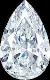 Pear diamond shape